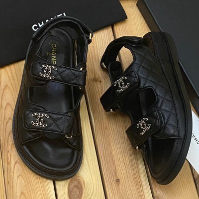 Chanel Sandals Black