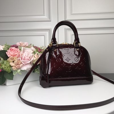 Louis Vuitton Alma BB Monogram Vernis Handbag