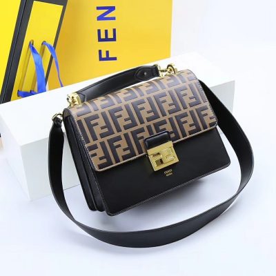 Fendi KAN I Handbag With Chain