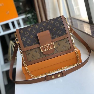 Louis Vuitton Dauphine MM Monogram Bag For Women