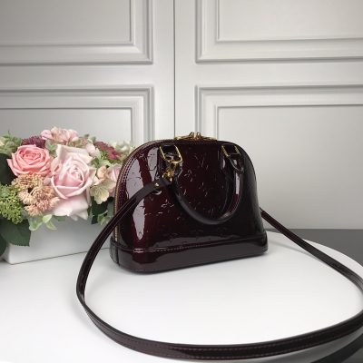 Louis Vuitton Alma BB Monogram Vernis Handbag