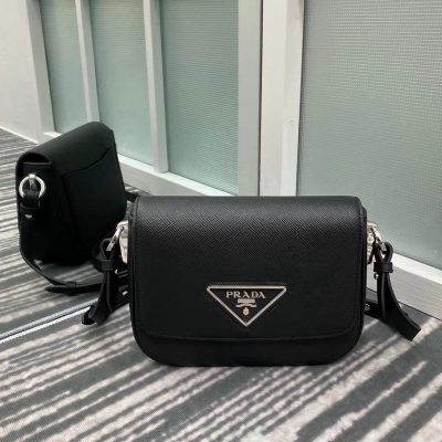 Prada Saffiano Leather Shoulder Bags Online Sale