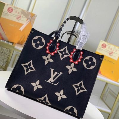 Louis Vuitton OnTheGo Tote Bag Black