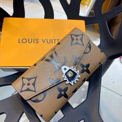 Louis Vuitton Clutch Félicie Pochette Bicolor Monogram Canvas