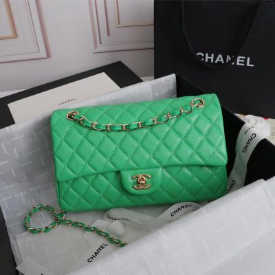 Chanel Classic Flap Bag 25 Green