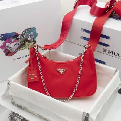 Prada Re-Edition 2005 Nylon Hobo Bags for Women