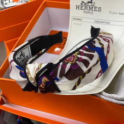 Hermes Vintage Scarf Headbands