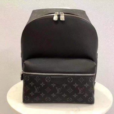 Louis Vuitton Discovery Leather Backpack for Men