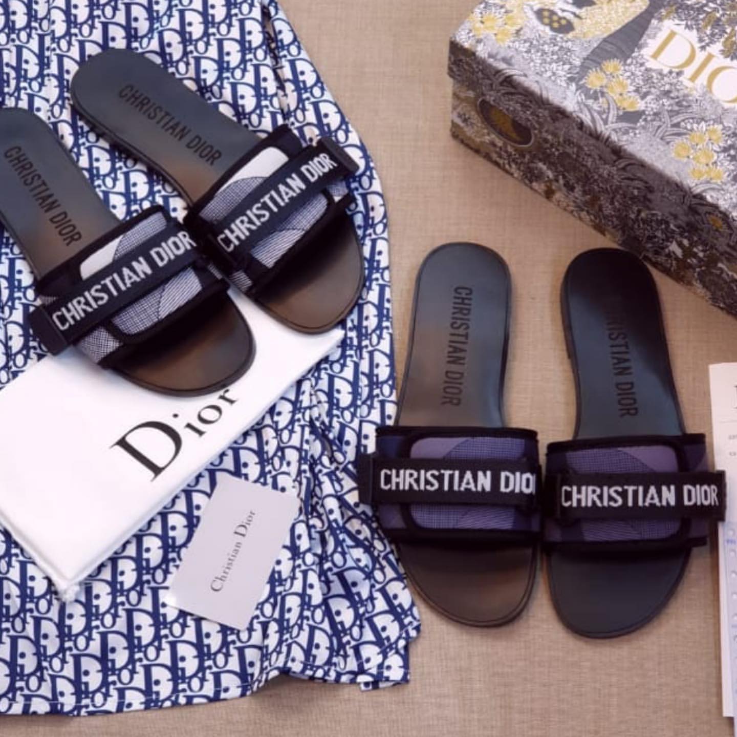 Christian Dior Slides - Bags Galleria