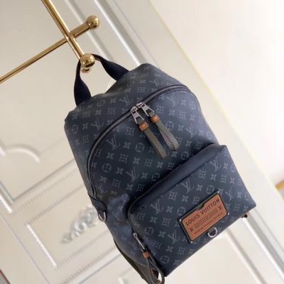 Louis Vuitton Monogram Backpack for Men Black