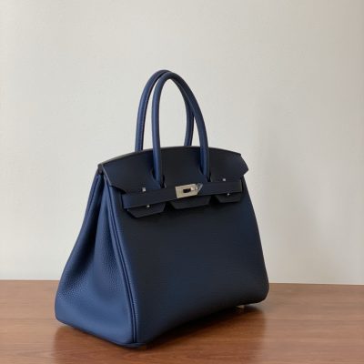 Hermes Birkin Bag Navy Blue