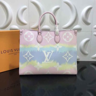 Louis Vuitton Escale OnTheGo GM Tie Dye Rouge Pastel