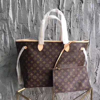 Louis Vuitton Neverfull PM GM MM Monogram Canvas Tote Bag