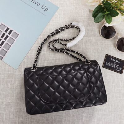 Chanel Classic Double Flap 25 Shoulder Bag Black