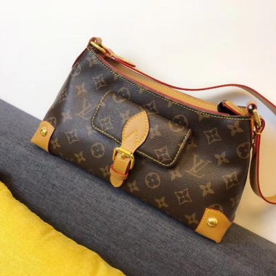 Louis Vuitton Leather Satchel Shoulder Bags