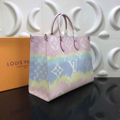 Louis Vuitton Escale OnTheGo GM Tie Dye Rouge Pastel