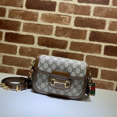 Gucci Horsebit 1955 Mini Bag Brown