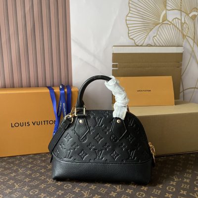 Louis Vuitton NEO Alma BB Monogram Empreinte Handbag Black