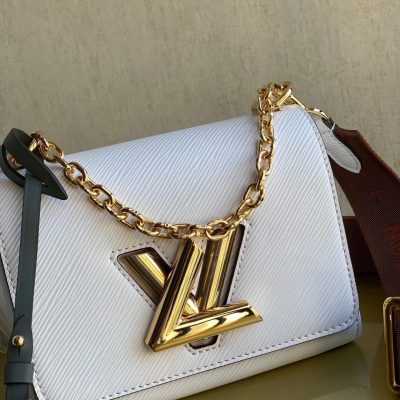 Avenue sling cloth bag Louis Vuitton Brown in Cloth - 25262362